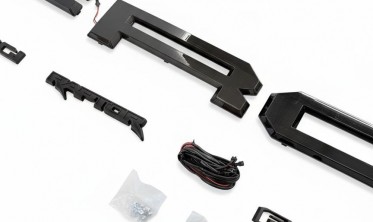 Накладка на задний борт Ford f150 (2018-2020) raptor style led фото