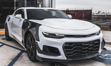 Передний бампер Chevrolet Camaro 6 (2019-2021) ZL1/1LE стиль v1 фото