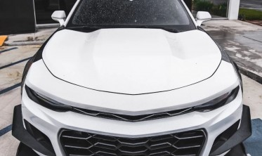 Передний бампер Chevrolet Camaro 6 (2019-2021) ZL1/1LE стиль v1 фото
