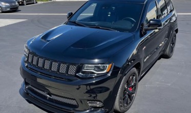 Тюнінгова накладка (губа) на передній бампер Jeep Grand Cherokee WK2 (2014-2021) V2 фото