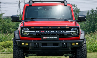 Радиаторная решетка Ford Bronco (2021-...) матовая фото