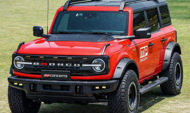 Радиаторная решетка Ford Bronco (2021-...) матовая фото