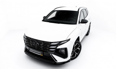 Тюнинг накладка на передний бампер Hyundai Tucson Mk4 рестайл N-Line фото