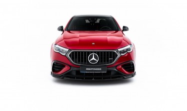 Тюнинг накладка на передний бампер Mercedes W214 AMG E53 фото