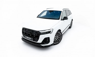 Тюнинг накладка (диффузор) на передний бампер Audi SQ7 / Q7 S-Line Mk2 рестайл 2 2023- фото