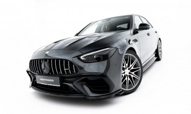 Диффузор (юбка) на передний бампер Mercedes W206 AMG C63 вар. 2 фото