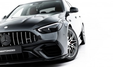 Диффузор (юбка) на передний бампер Mercedes W206 AMG C63 вар. 2 фото