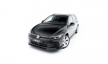 Тюнинг накладка (юбка) на передний бампер VW Golf 8 рест. 2024- Maxton design вар. 1 фото