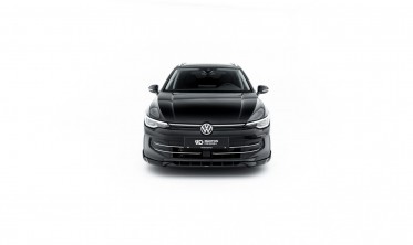 Тюнинг накладка (юбка) на передний бампер VW Golf 8 рест. 2024- Maxton design вар. 1 фото