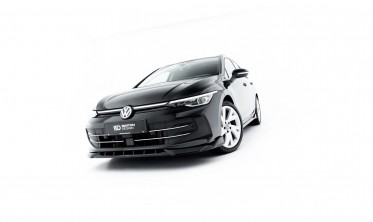 Тюнинг накладка (юбка) на передний бампер VW Golf 8 рест. 2024- Maxton design вар. 1 фото
