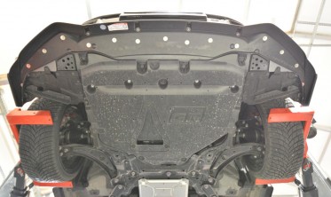 Диффузор (юбка) на передний бампер Toyota GR Yaris Mk4 2024- вар. 2 фото