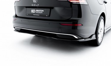 Тюнинг диффузор на задний бампер Volkswagen Golf MK8 рестайл Variant фото