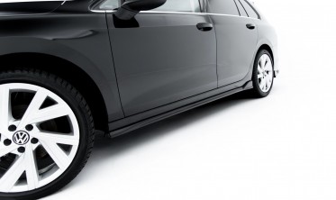 Бокові тюнінг накладки на пороги Volkswagen Golf MK8 рестайл Variant фото