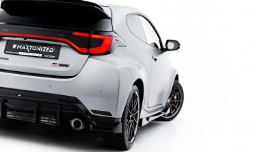 Боковые тюнинг накладки на задний бампер Toyota GR Yaris Mk4 2024- вар. 4 фото