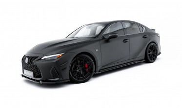 Боковые накладки (листвы) на пороги Lexus IS 500 Mk3 рестайл 2 (XE30) фото