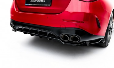 Тюнинг диффузор (накладка) на задний бампер Mercedes W214 AMG E53 фото