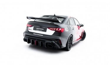 Тюнинг диффузор заднего бампера Audi RS3 8Y рестайл Maxton design фото