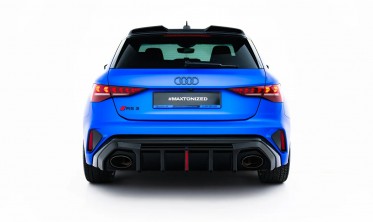 Тюнинг диффузор заднего бампера Audi RS3 8Y рестайл Maxton design фото