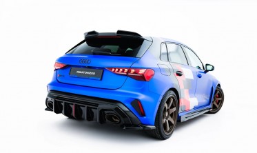 Бокові тюнінг накладки на задній бампер Audi RS3 Sportback 8Y 2024- вар. 1 фото