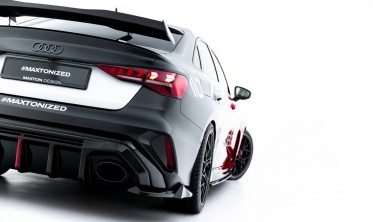 Тюнінг накладки на задній бампер Audi RS3 Sedan 8Y 2024- вар. 3 фото