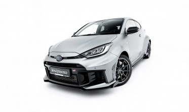 Тюнинг сплиттер + накладки на передний бампер Toyota GR Yaris Mk4 рест. Street Pro фото