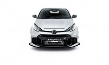 Тюнинг сплиттер + накладки на передний бампер Toyota GR Yaris Mk4 рест. Street Pro фото