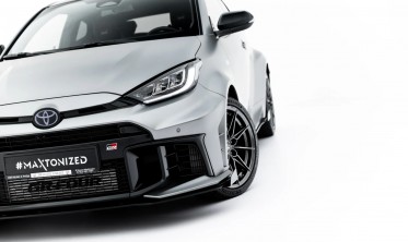 Тюнинг сплиттер + накладки на передний бампер Toyota GR Yaris Mk4 рест. Street Pro фото