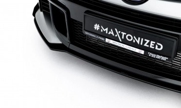 Тюнинг сплиттер + накладки на передний бампер Toyota GR Yaris Mk4 рест. Street Pro фото