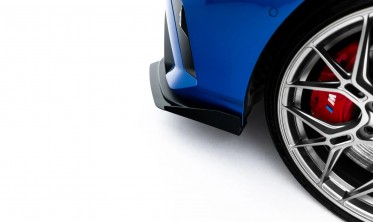 Нижній дифузор + бокові накладки Street Pro на передній бампер BMW 1 F70 M-Pack / M135i / / 2 M-Pack / M235i F74 фото