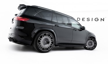 Бокові леза (накладки) під пороги Mercedes GLS X167 AMG-Line вар. 2 фото