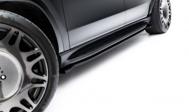 Бокові леза (накладки) під пороги Mercedes GLS X167 AMG-Line вар. 2 фото