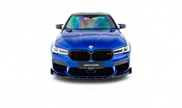 Тюнинг накладка на передний бампер BMW M5 F90 LCI вар. 4 фото