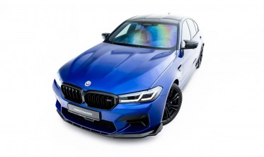Тюнинг накладка на передний бампер BMW M5 F90 LCI вар. 4 фото