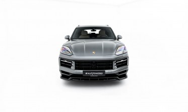 Тюнинг сплиттер на передний бампер Porsche Cayenne Mk3 2023- SUV / Coupe фото