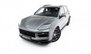 Тюнинг сплиттер на передний бампер Porsche Cayenne Mk3 2023- SUV / Coupe фото