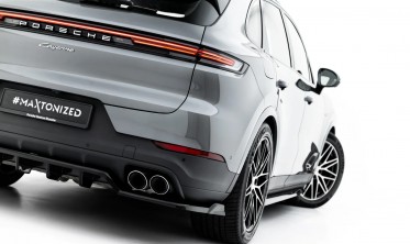 Тюнінговий дифузор заднього бампера Porsche Cayenne Mk3 фото