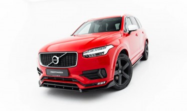 Тюнинг накладка на передний бампер Volvo XC90 Mk2 R-Design 2014-2019 фото