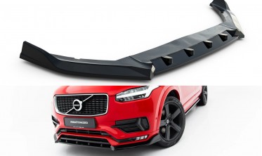 Тюнинг накладка на передний бампер Volvo XC90 Mk2 R-Design 2014-2019 фото