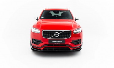 Тюнинг накладка на передний бампер Volvo XC90 Mk2 R-Design 2014-2019 фото