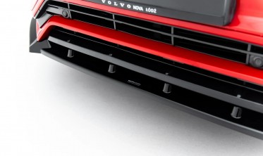 Тюнинг накладка на передний бампер Volvo XC90 Mk2 R-Design 2014-2019 фото