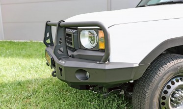 Захисна дуга силового переднього бампера Toyota Land Cruiser J250 фото