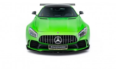Тюнинг сплиттер на передний бампер Mercedes-AMG GT R C190 2017-2023 фото
