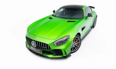 Тюнинг сплиттер на передний бампер Mercedes-AMG GT R C190 2017-2023 фото