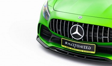 Тюнинг сплиттер на передний бампер Mercedes-AMG GT R C190 2017-2023 фото