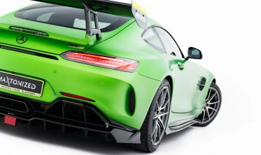 Тюнінг дифузор на задній бампер + LED Mercedes-AMG GT R C190 2017-2023 фото