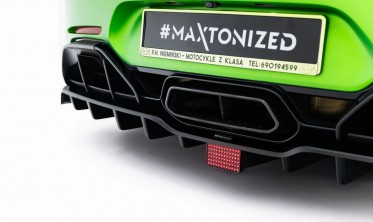 Тюнінг дифузор на задній бампер + LED Mercedes-AMG GT R C190 2017-2023 фото