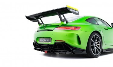 Тюнінг дифузор на задній бампер + LED Mercedes-AMG GT R C190 2017-2023 фото