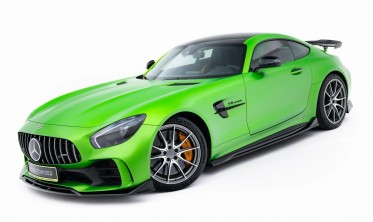 Накладки (листвы) на боковые пороги Mercedes-AMG GT R C190 2017-2023 фото