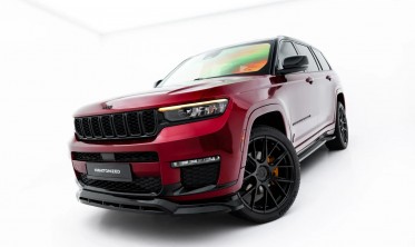 Тюнінг накладка на передній бампер Jeep Grand Cherokee L Mk5 Maxton design фото
