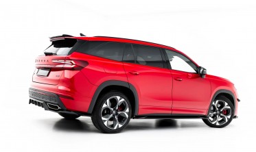 Накладки листвы под пороги Skoda Kodiaq Mk2 Sportline / RS Maxton design фото
